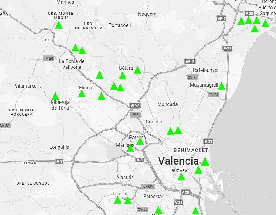 Construcción de viviendas unifamiliares en la provincia de Valencia